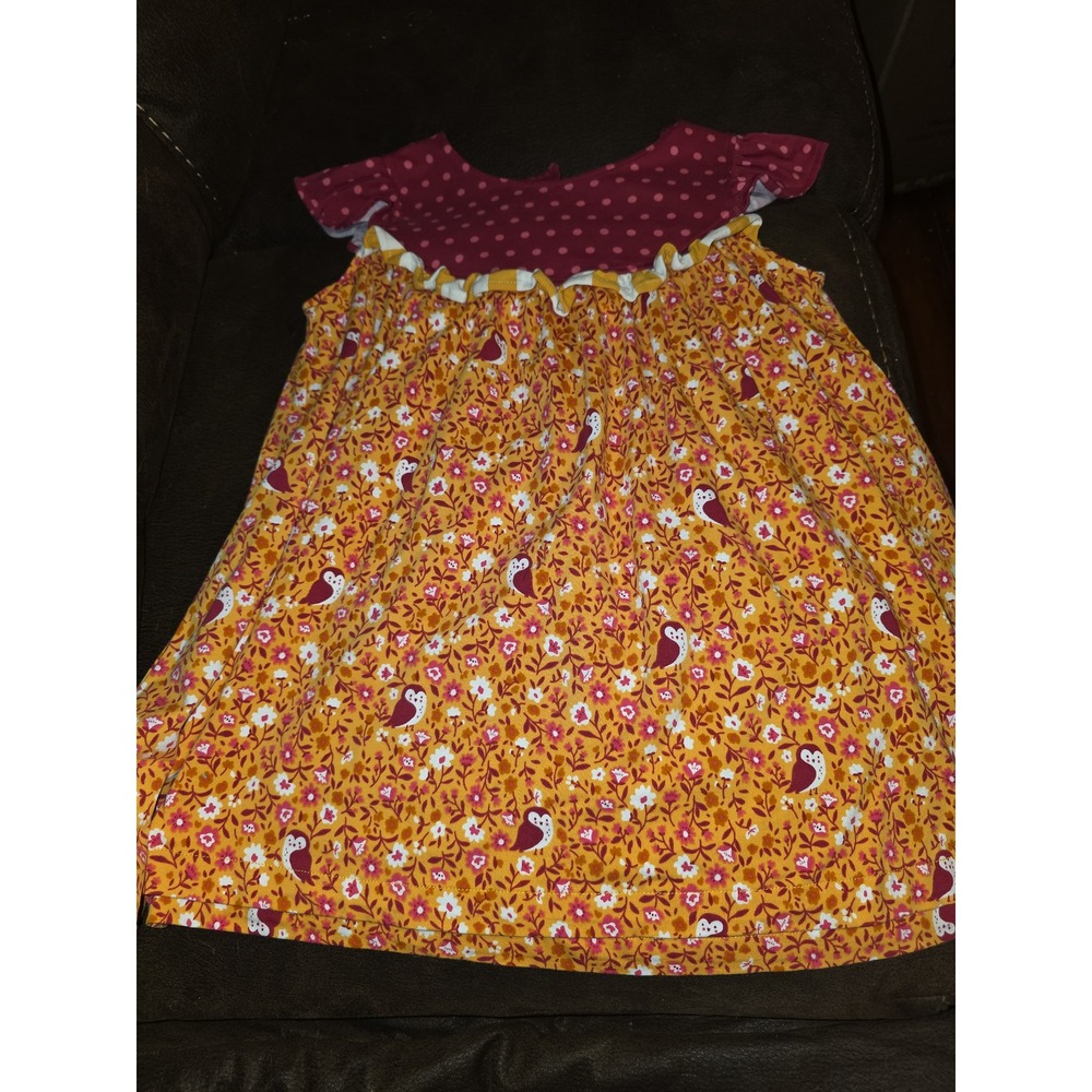 Wildflowers Wild flowers fall autumn owl tunic top size 10